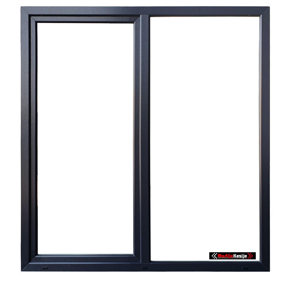 Fenêtres coulissantes Schüco en stock blanc anthracite plus, Neuf, Enlèvement ou Envoi, Vitre comprise, 225 cm ou plus