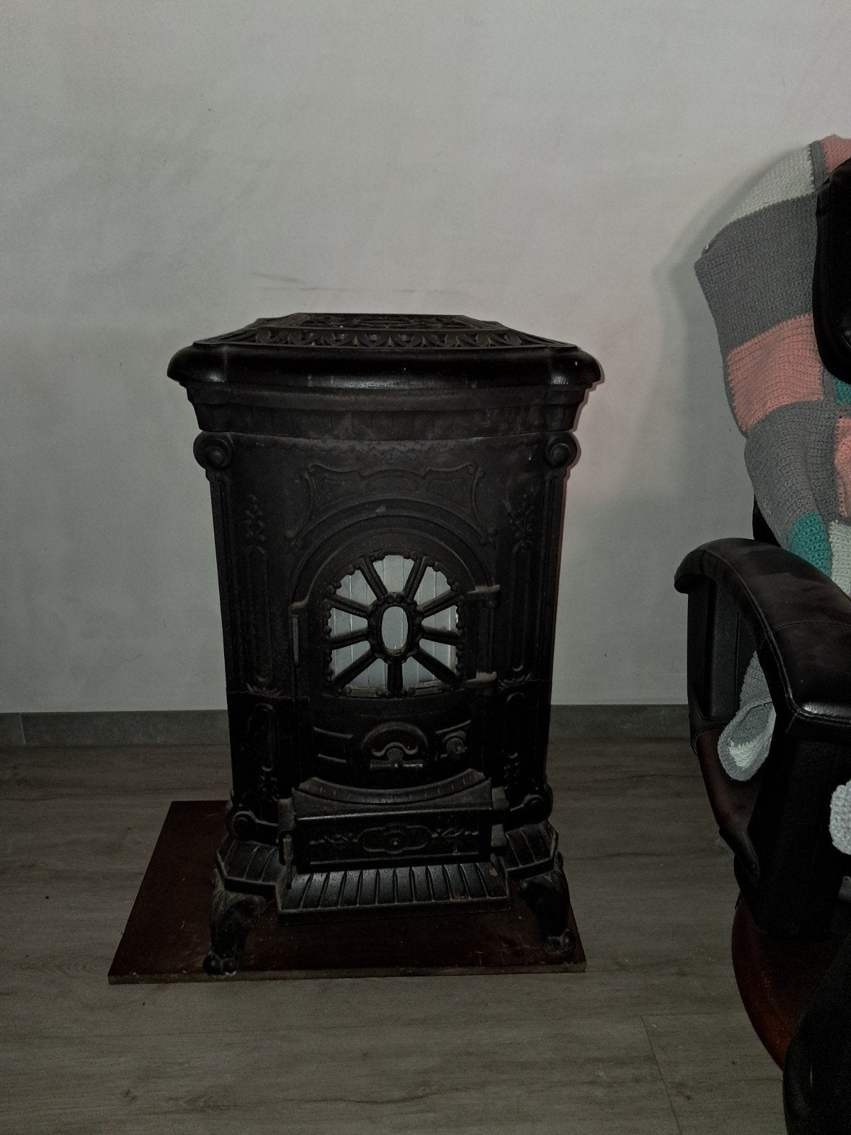 Gietijzere gas kachel, Huis en Inrichting, Kachels, Ophalen, Gas, Gaskachel