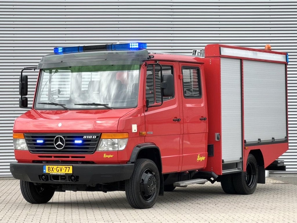 Mercedes-benz 818d Vario Brandweerwagen euro 5 Ziegler NIEUW, Auto's, Vrachtwagens, Bedrijf, Te koop, ABS, Achteruitrijcamera