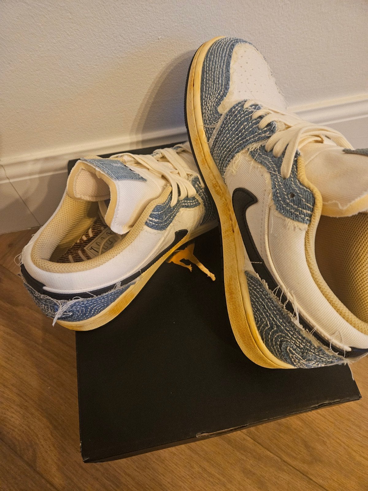 2 paar Nike Air Jordan 1 Low retro  43, Kleding | Heren, Overige kleuren, Nieuw, Ophalen of Verzenden, Sneakers