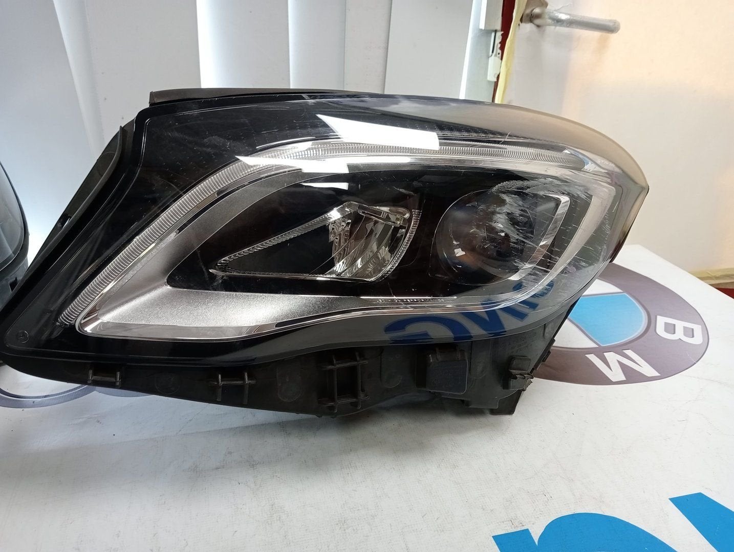 GLA W156 FACELIFT VOL LED KOPLAMP LINKS A1569066900, Gebruikt, -, Ophalen of Verzenden, -