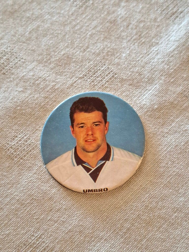 Panini Cap - Snickers / Euro96 / Gary Pallister / Engeland, Enlèvement ou Envoi, Utilisé, Autres types
