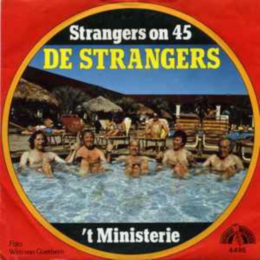 Single de strangers:t ministerie/strangers on, Cd's en Dvd's, Vinyl Singles, Gebruikt, 7 inch, Single, Ophalen of Verzenden