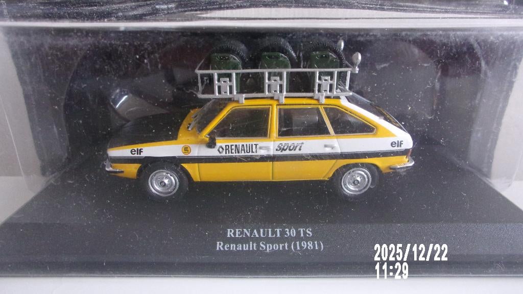 RENAULT 30 TS ASSISTANCE 81.NEUVE 1/43 IXO en BLISTER., Enlèvement ou Envoi, Neuf, Voiture