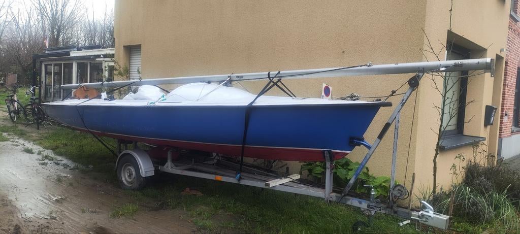 Zeilboot Sailhorse, goed onderhouden incl trailer en motor, Ophalen