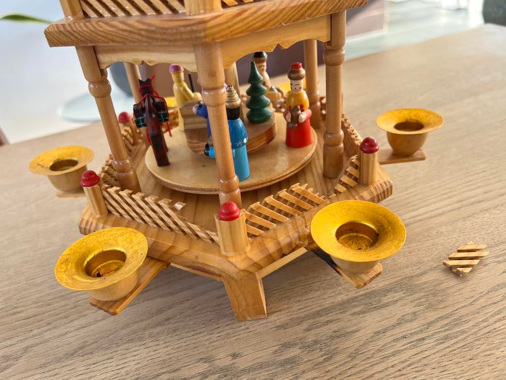 Vintage kerstpiramide 1992, Diversen, Ophalen, Gebruikt
