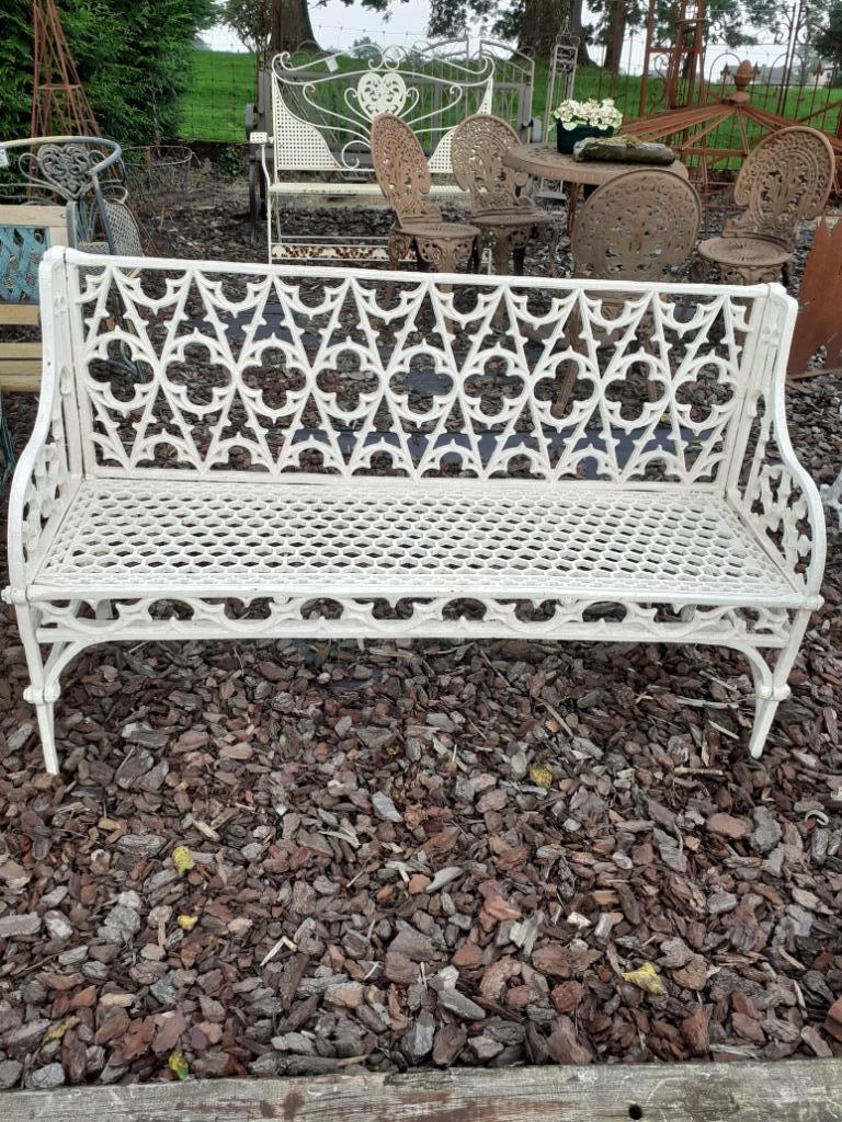 SUPERBE BANC DE JARDIN EN FONTE PATINEE, Jardin & Terrasse, Bancs de jardin, Utilisé, Autres matériaux, Enlèvement