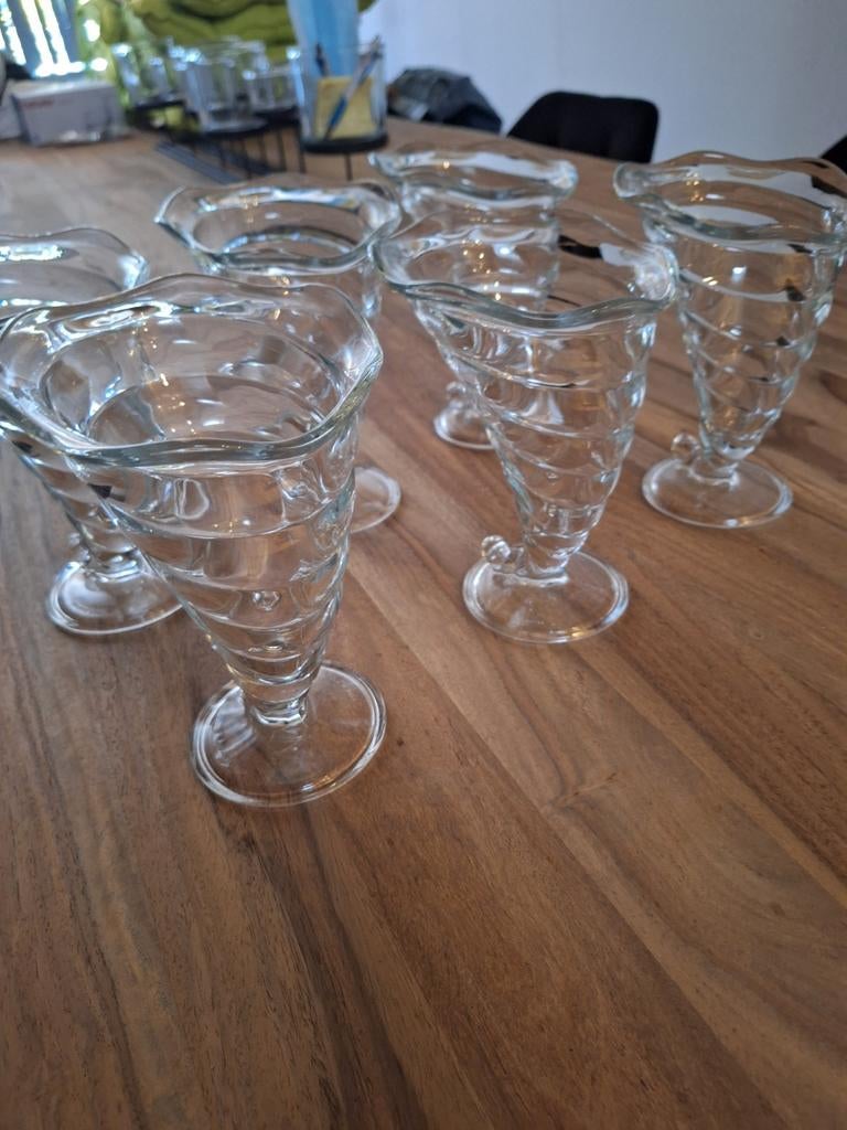 TE KOOP 6 Nieuwe ijscoupes, Huis en Inrichting, Ophalen