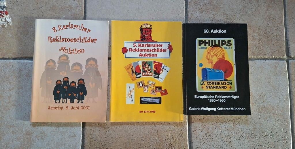 3 oude emaille catalogi, Ophalen of Verzenden, Zo goed als nieuw
