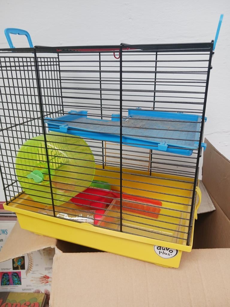 Hamsterkooi, Ophalen, Zo goed als nieuw