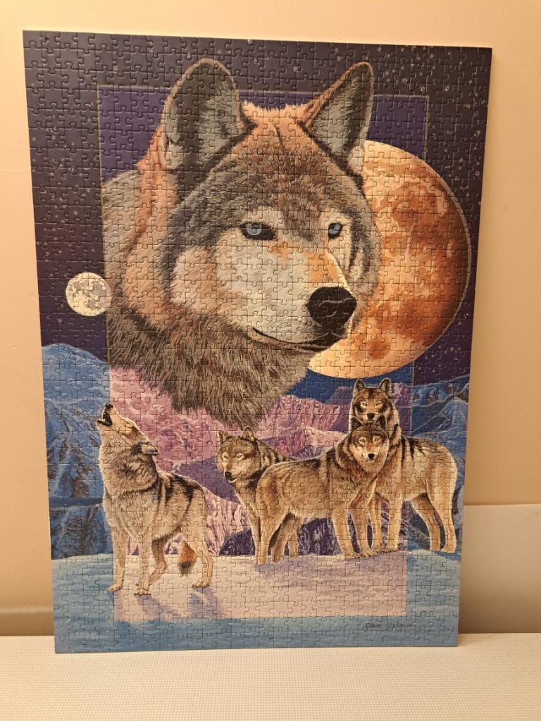 Puzzel wolven, Enlèvement, Comme neuf, Puzzle