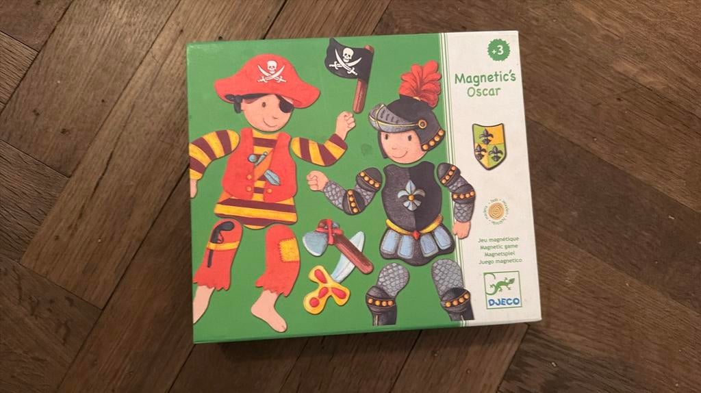 Djeco puzzel 3+ Magnetic’s Oscar, Ophalen of Verzenden, Gebruikt