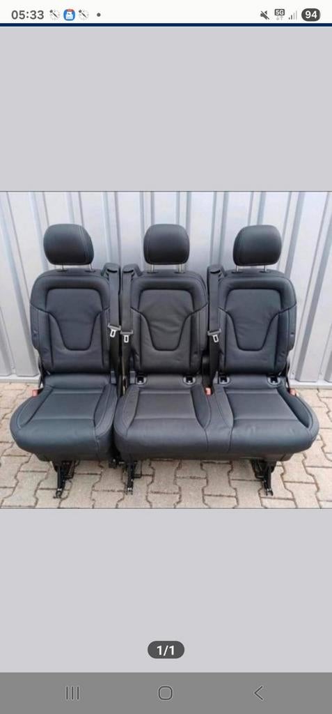 Zetels/bank/banquette 3pl mercedes w447 Classe v eqv
