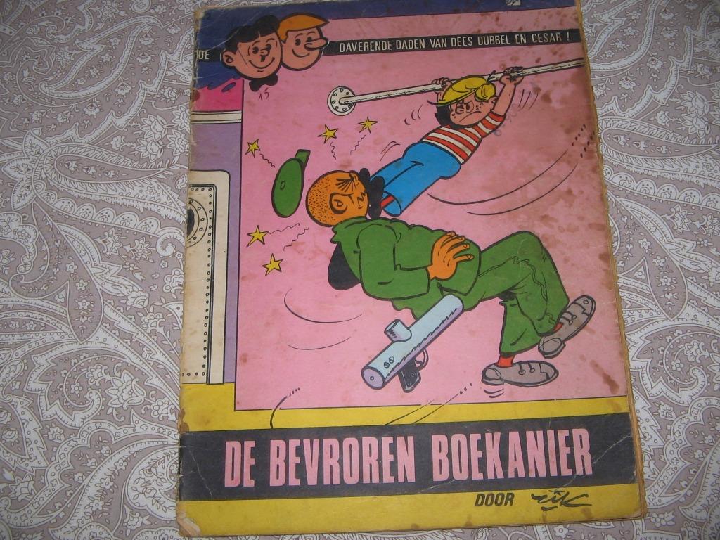 Dees dubbel+Cesar nr 22: De bevroren boekanier - 1 druk, Gelezen, Eén stripboek, Ophalen of Verzenden, Rik leeman