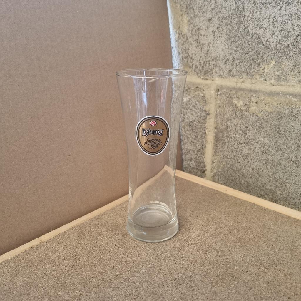 Verre Loburg Bière de Luxe Bier (modèle 3), Collections, Enlèvement ou Envoi, Utilisé, Verre ou Verres, Autres marques