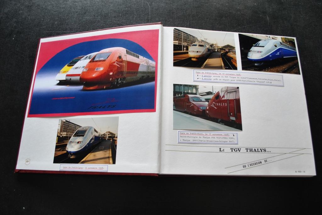 Gros Album photos originales THALYS TGV 19 RARE UNIQUE Train, Enlèvement ou Envoi, Utilisé, Train, Autres types