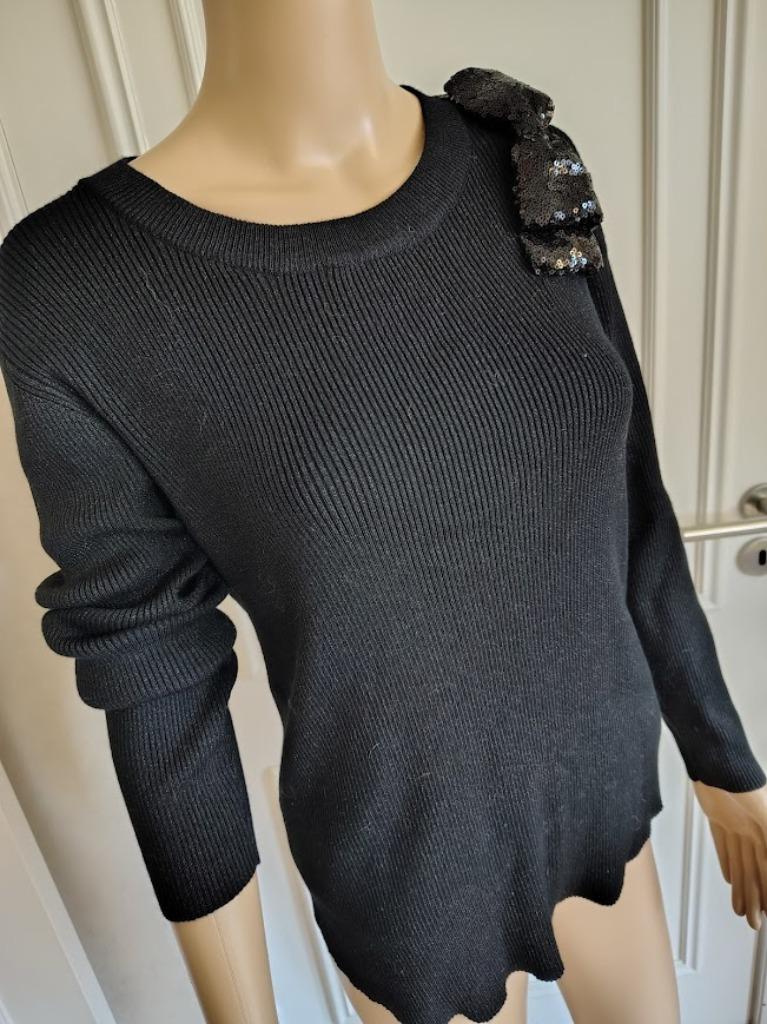 Nieuwe trui met glitter strik op schouder <3, Kleding | Dames, Ophalen of Verzenden, Blauw