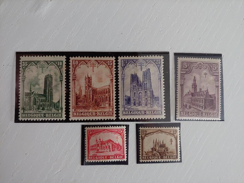 1928 Kathedralen, complete serie, ongebruikt, Ophalen of Verzenden, Postfris