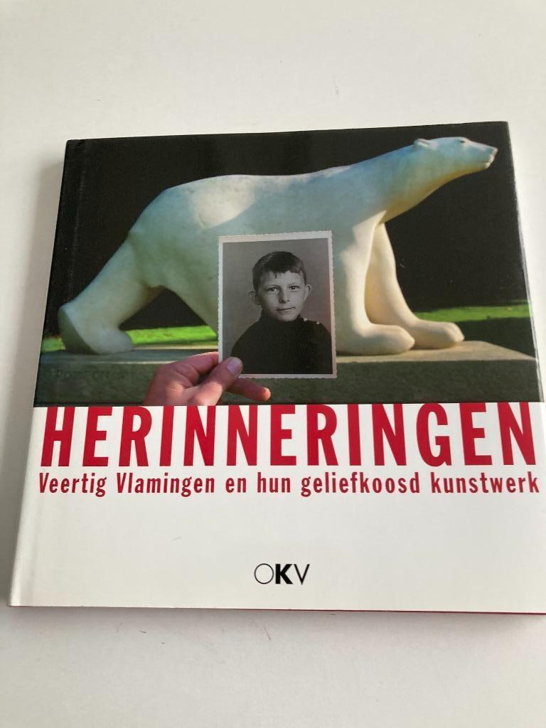 " Herinneringen " 40 vlamingen en hun geliefkoosd kunstwerk, Boeken, Beeldhouwkunst, Ophalen of Verzenden, Zo goed als nieuw, OKV