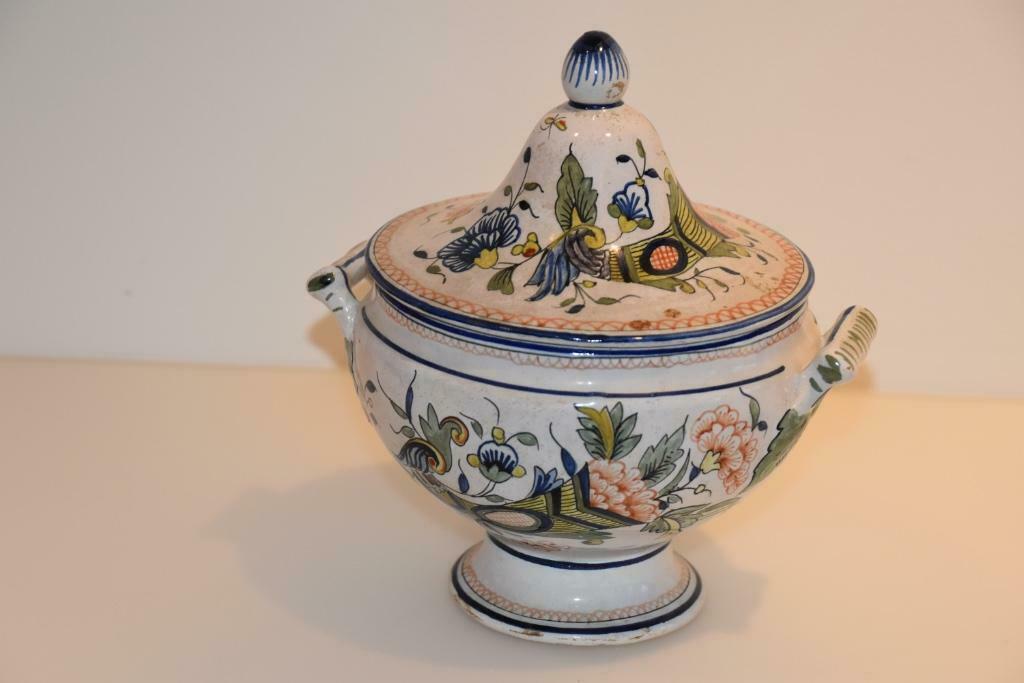Porcelaine vieux Rouen fait main, Ophalen
