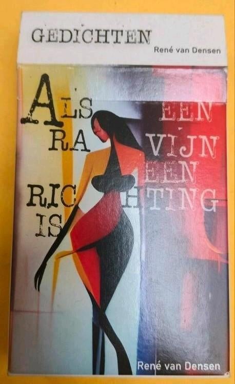 Poëzie deck: "Als een ravijn een richting is", Ophalen of Verzenden, Nieuw