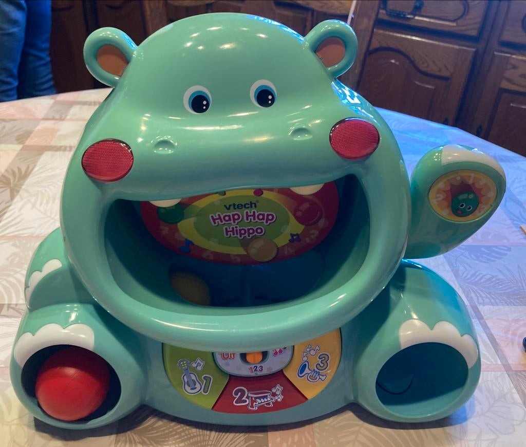 Vtech Hippo ballenspel met geluid., Kinderen en Baby's, Speelgoed | Vtech, Ophalen of Verzenden, Zo goed als nieuw