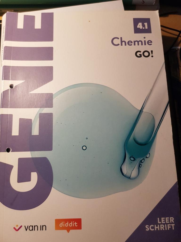 Genie Chemie GO! 4.1 - leerschrift, Boeken, Schoolboeken, Ophalen of Verzenden, Nederlands