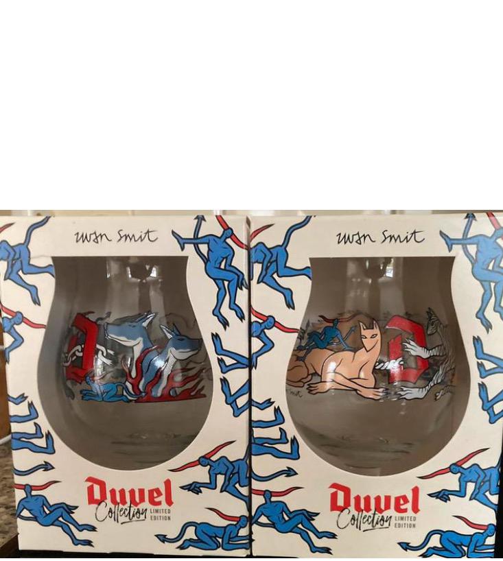 Duvelglazen Iwan Smit, Verzamelen, Ophalen of Verzenden, Nieuw, Bierglas