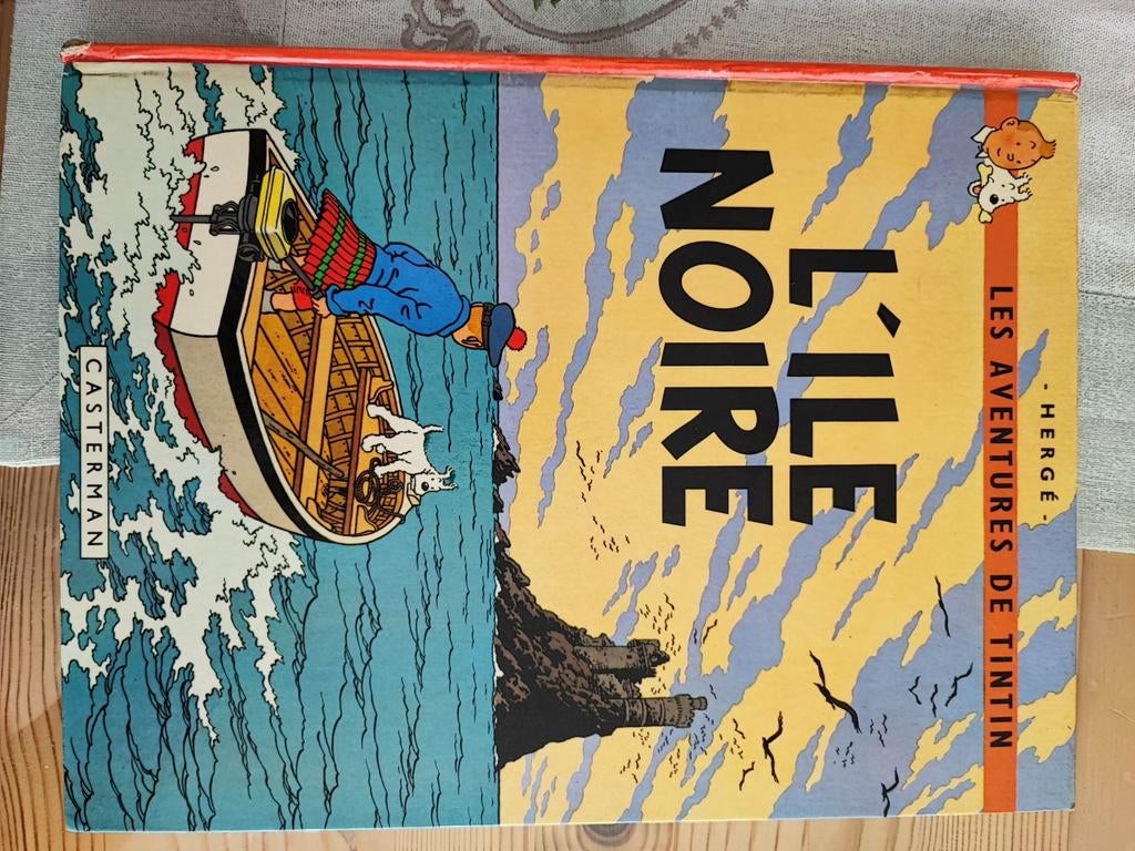 L'île noire 1984, Livres, Enlèvement ou Envoi, Une BD, Utilisé, Hergé
