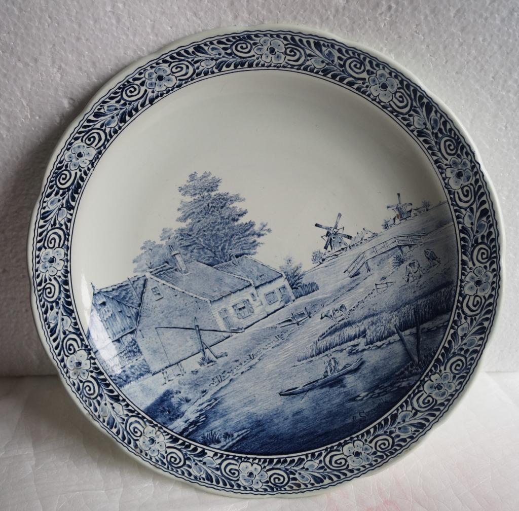 Assiette Delft bleu, Antiquités & Art, Enlèvement ou Envoi