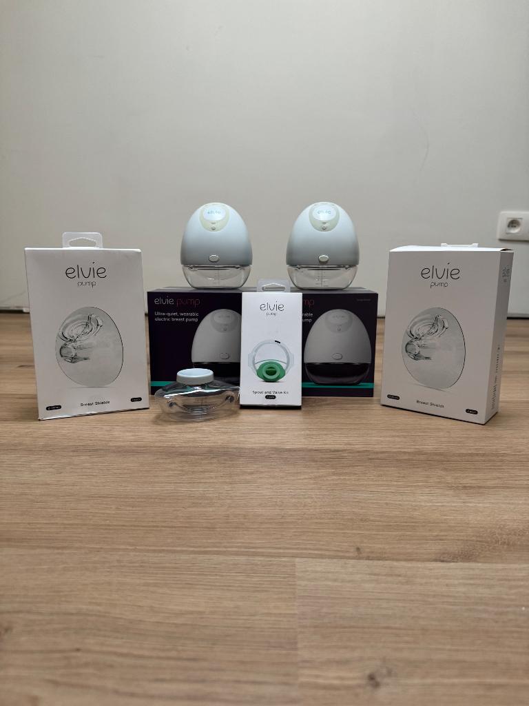 Elvie handsfree dubbele borstkolf, Ophalen, Zo goed als nieuw, Borstkolf