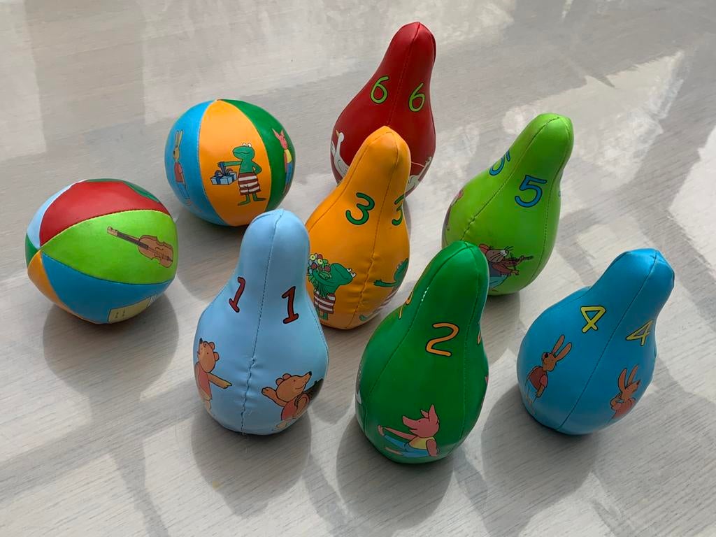 Kikker en vriendjes zachte kegelset, Enlèvement, Comme neuf