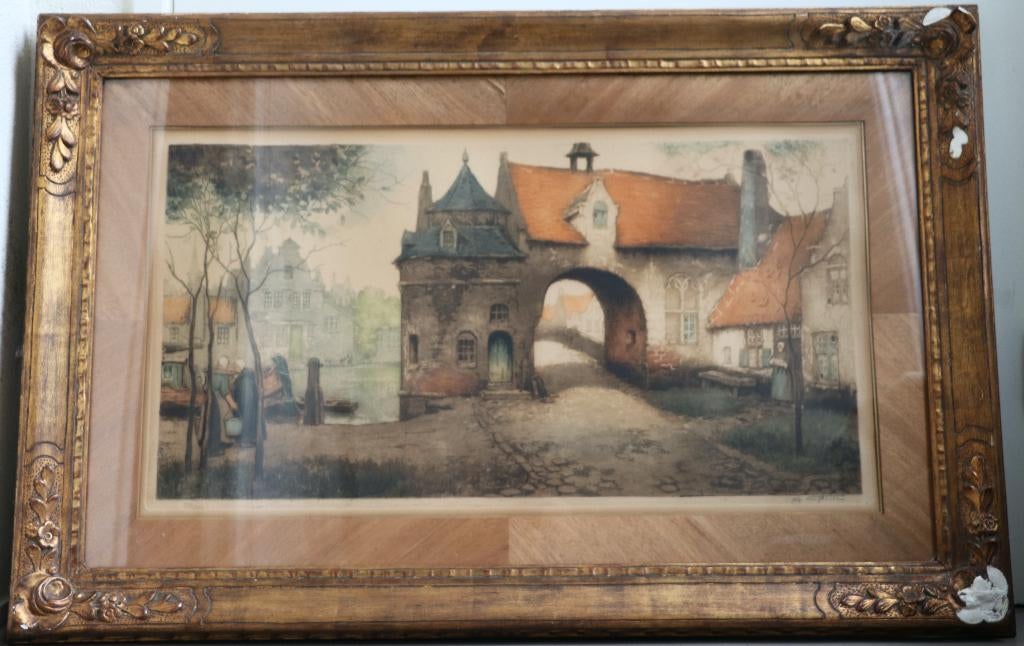 Alfred Van Neste (1874 - 1969), Antiek en Kunst, Kunst | Etsen en Gravures, Ophalen