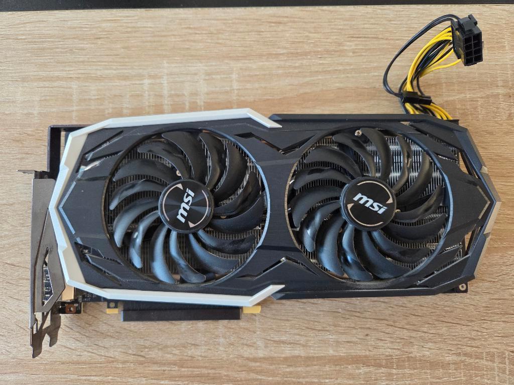Grafische kaart Msi Geforce Rtx 2070 Armor 8GB OCv1, Computers en Software, Videokaarten, Ophalen, PCI-Express 3, Gebruikt, GDDR6