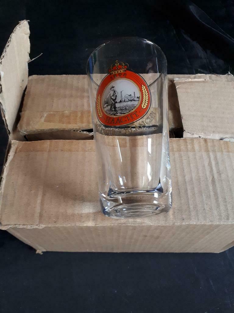 4 bierglazen Haacht witbier, Verzamelen, Ophalen