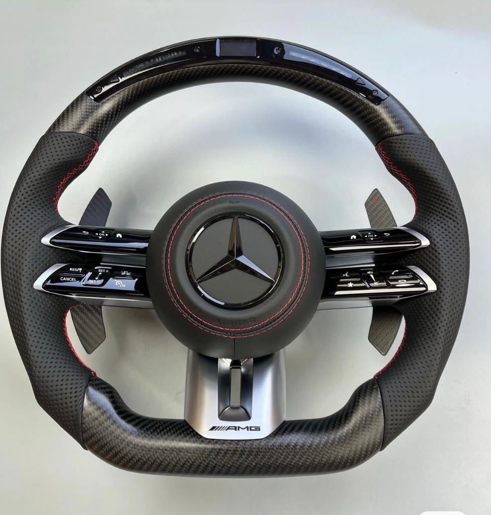 Volant Mercedes Dragonfly, finition complète, rouge carbone, Enlèvement ou Envoi, Neuf, Mercedes-Benz