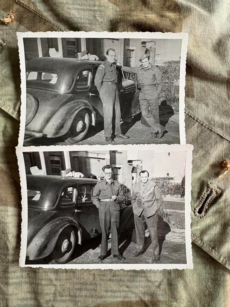 Photo soldat canadien et anglais WW2, Collections, Objets militaires | Seconde Guerre mondiale, Enlèvement ou Envoi
