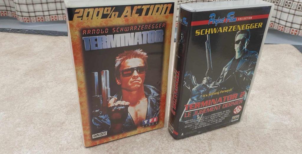 Vhs Terminator 1 & 2, Ophalen of Verzenden, Zo goed als nieuw