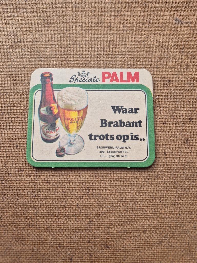 Sous bock Palm (modèle 2), Collections, Marques de bière, Enlèvement ou Envoi, Utilisé, Sous-bock, Palm