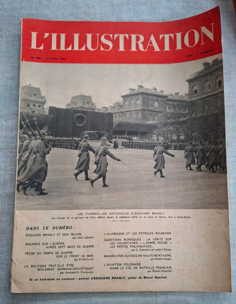 L'illustration avril 1940, Ophalen of Verzenden