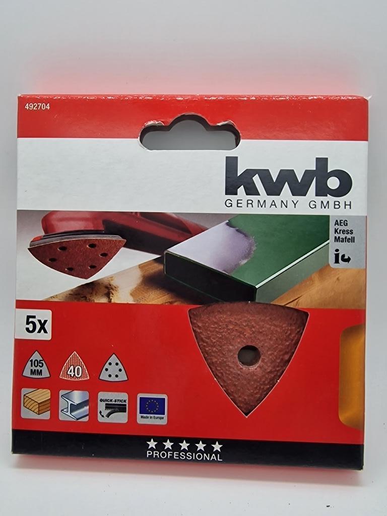KWB Schuurschijf driehoekig met klittenbandhechting 5Sbis, Enlèvement ou Envoi, Neuf, Autres types