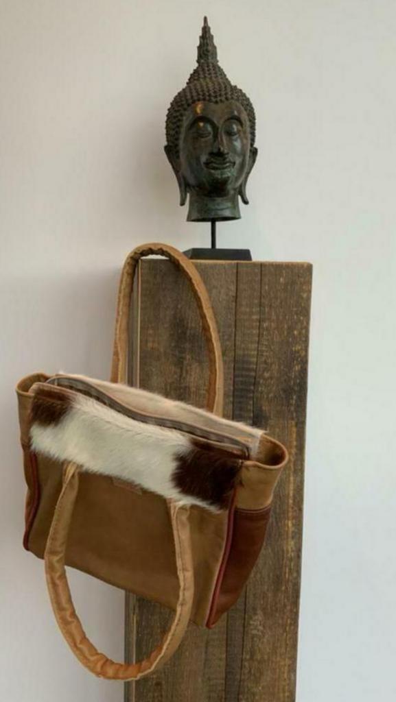 Dames handtas leder (WOOW), Enlèvement ou Envoi, Comme neuf, Sac à main
