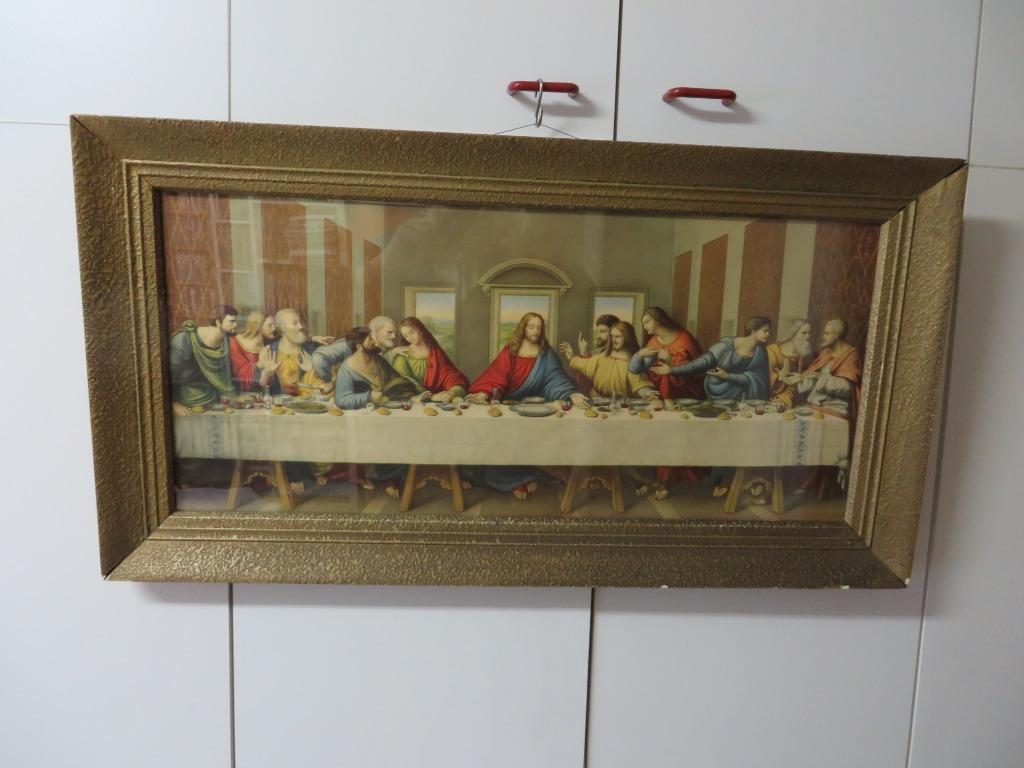 kaders Het Laatste Avondmaal en de Heilige Familie, Ophalen of Verzenden