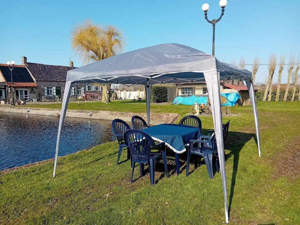TE HUUR 2 Partytenten 3x3m, Enlèvement, Neuf