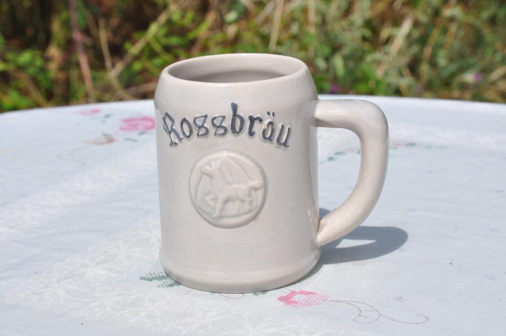 chope en faience rossbrau, Enlèvement ou Envoi, Utilisé, Chope(s), Autres marques