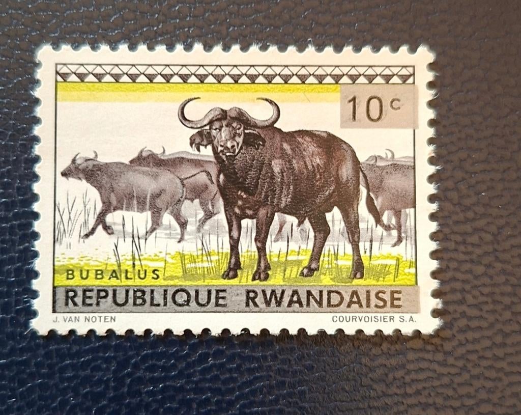 Postzegel Rwanda OBP 52*, Ophalen of Verzenden