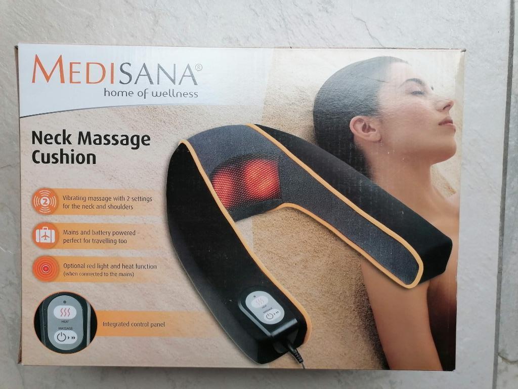 Medisana nekmassagekussen, Ophalen of Verzenden, Zo goed als nieuw, Massagestoel of Kussen