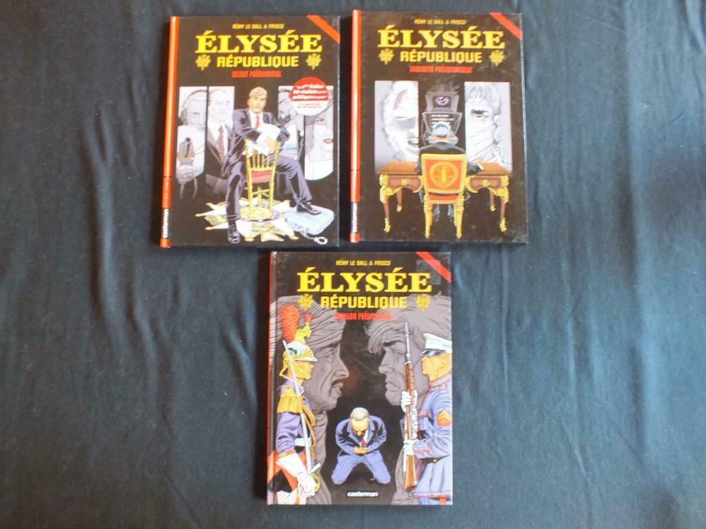 ELYSEE-REPUBLIQUE (2 ALBUMS / 1 EO). EDITIONS CASTERMAN, Une BD, Enlèvement ou Envoi, Comme neuf, Le Gall & FRISCO