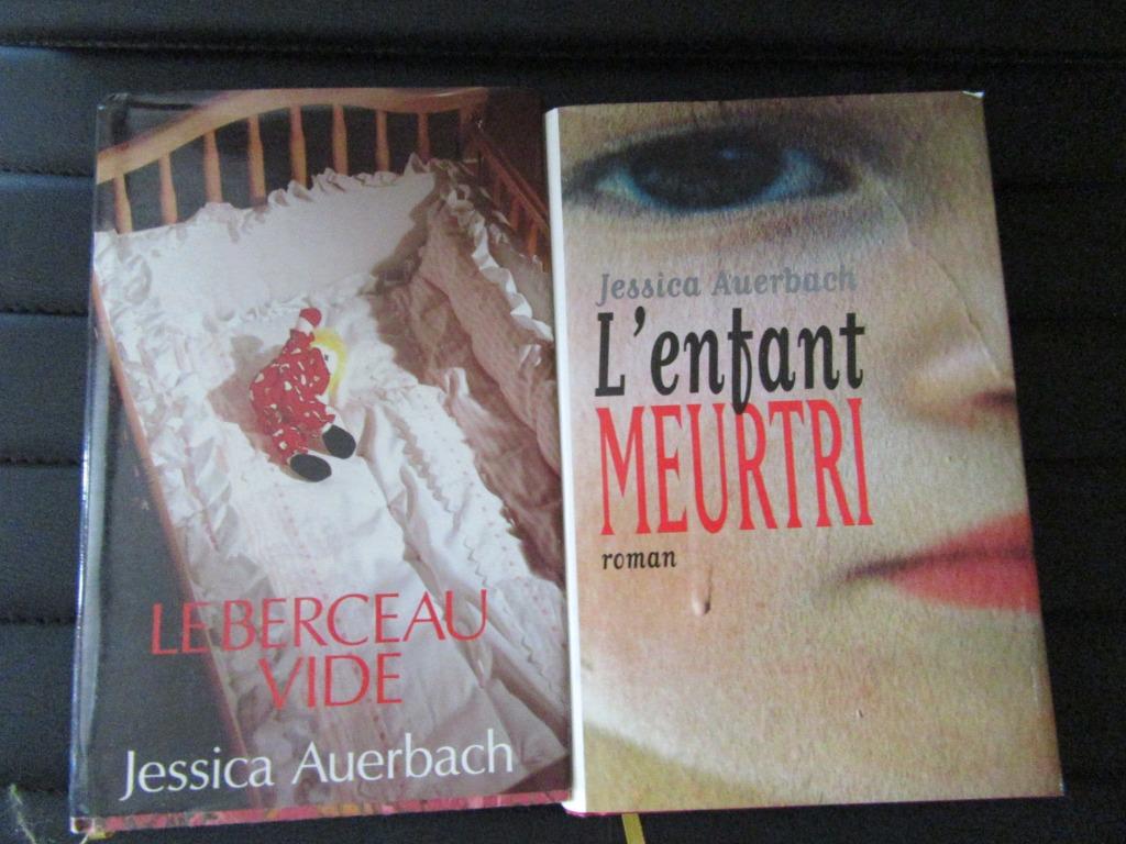 D 2 romans de Jessica Auerbach France Loisirs, Enlèvement, Utilisé