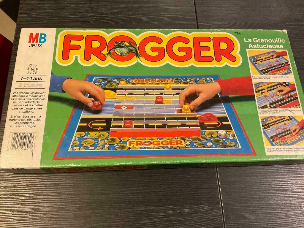 Vintage gezelschapsspel Frogger MB, Enlèvement ou Envoi, Utilisé, MB